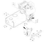 KÄRCHER Professional Ersatzteile Hochdruckreiniger Kaltwasser HD 1050 DE      EU 1.810-988.0 Einzelteile Haube