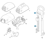 KÄRCHER Ersatzteile Hochdruckreiniger K 4.80M *EU 230V 1PH 50HZ 1.141-801.0-A Einzelteile Haube