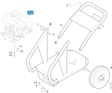 KÄRCHER Professional Ersatzteile Hochdruckreiniger Kaltwasser HD 3501 1.810-999.0 Einzelteile