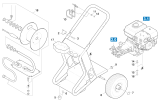 KÄRCHER Professional Ersatzteile Hochdruckreiniger Kaltwasser HD 3000 DH-Q/C 1.187-116.0 Einzelteile
