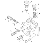KÄRCHER Professional Ersatzteile Hochdruckreiniger Kaltwasser HD 790 PLUS     EU 1.944-511.0 Ventile