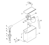 KÄRCHER Professional Ersatzteile Hochdruckreiniger Kaltwasser HD 1000 SI  EU 1.924-111.0 Schwimmerkasten