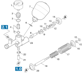 KÄRCHER Professional Ersatzteile Hochdruckreiniger Kaltwasser HD 1050 1.720-111.0 Sicherheitsblock