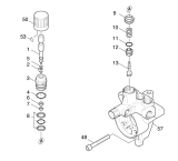 KÄRCHER Professional Ersatzteile Hochdruckreiniger Kaltwasser HD 1050 DE      EU 1.878-122.0 Zylinderkopf