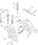 KÄRCHER Ersatzteile Hochdruckreiniger K 5.20M PL -T250*EU 1.069-952.0-A Zylinderkopf