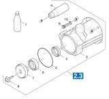KÄRCHER Professional Ersatzteile Hochdruckreiniger Kaltwasser HD 830 B        EU 1.187-108.0 Antrieb