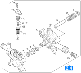 KÄRCHER Professional Ersatzteile Hochdruckreiniger Kaltwasser HD 830 B 1.187-103.0 Kolben