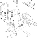 KÄRCHER Professional Ersatzteile Hochdruckreiniger Kaltwasser HD 525 S        EU 1.118-120.0 Zylinderkopf