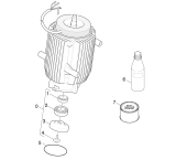KÄRCHER Professional Ersatzteile Hochdruckreiniger Kaltwasser HD 640 S-PLUS   EU 1.095-901.0 Antrieb