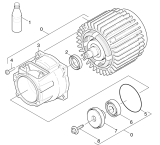 KÄRCHER Professional Ersatzteile Hochdruckreiniger Kaltwasser HD 525S o. Zub. EU 1.118-121.0 Antrieb