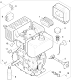 KÄRCHER Professional Ersatzteile Hochdruckreiniger Kaltwasser HD 1050 DE      EU 1.810-988.0 Motor
