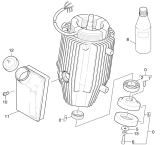 KÄRCHER Professional Ersatzteile Hochdruckreiniger Kaltwasser HD 755 S        EU 1.087-802.0 Antrieb Taumelscheibe