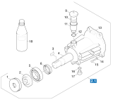 KÄRCHER Professional Ersatzteile Hochdruckreiniger Kaltwasser HD 2700 DB 1.194-116.0 Antrieb