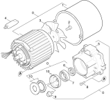 KÄRCHER Ersatzteile Hochdruckreiniger K 3.80M *EU 1.141-351.0-A Motor KAP