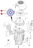 KÄRCHER Professional Ersatzteile Hochdruckreiniger Kaltwasser HD 6/13 C Plus + FR Classic EU 1.514-255.0 Motor