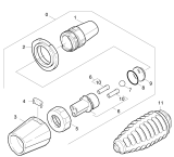 KÄRCHER Professional Ersatzteile Hochdruckreiniger Kaltwasser HD 10/25 S PLUS EU-II 1.286-202.0 Düse