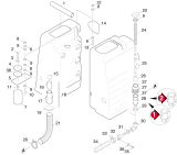 KÄRCHER Professional Ersatzteile Bodenreiniger BD 450 BAT 1.032-130.0 Mengenregulierung