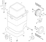 KÄRCHER Professional Ersatzteile Sauger NT 601 O. ZUBEHOER 1.458-141.0 Fahrgestell