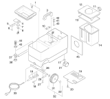 KÄRCHER Professional Ersatzteile Spruehextraktion P+EX 800-HANDDUESE 1.433-691.0 Gehaeuse Aussenteil