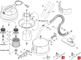 KÄRCHER Professional Ersatzteile Sauger T 111           EU 1.044-131.0 Geraet Einzelteile
