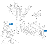 KÄRCHER Professional Ersatzteile Bodenreiniger BD 700 BAT -PACKAGE 1.990-203.0 Aufhaengung Arbeitskopf