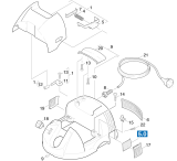 KÄRCHER Professional Ersatzteile Sauger NT 181         EU 1.121-121.0 Haube Einzelteile