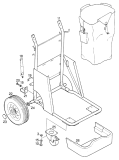 KÄRCHER Professional Ersatzteile Spruehextraktion MC 600 1.781-121.0 Fahrgestell