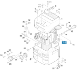KÄRCHER Professional Ersatzteile Sauger NT 551 HO 1.734-151.0 Gehaeuse Aussenteil