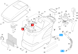 KÄRCHER Professional Ersatzteile Bodenreiniger BR 530 XLPACKAGEEU 1.127-431.0 Haube und Motor