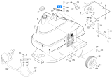 KÄRCHER Professional Ersatzteile Bodenreiniger BD 75/140 R Eco Bp EU 1.246-201.0 Grundrahmen