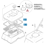 KÄRCHER Professional Ersatzteile Bodenreiniger BR 400 1.926-141.0 Einzelteile FARBUMSTELLUNG