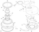 KÄRCHER Professional Ersatzteile Sauger NT 251          EU 1.085-808.0 Geraet Arbeitskopf