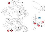 KÄRCHER Professional Ersatzteile Bodenreiniger BR 530 O.SAUGB. EU 1.127-321.0 Fahrgestell BR 530