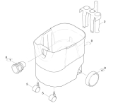 KÄRCHER Ersatzteile Nasstrockensauger A 2801 PLUS *EU 1.347-401.0 Unterteil