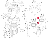 KÄRCHER Professional Ersatzteile Sauger WD 652          EU 1.036-181.0 Gehaeuse Innenteile