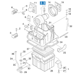 KÄRCHER Professional Ersatzteile Sauger NT 551 ECO-PROFIEU 1.734-341.0 Gehaeuse Innenteile