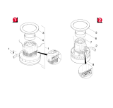 KÄRCHER Professional Ersatzteile Sauger NT 551 BS  EU 1.734-881.0 Saugturbine