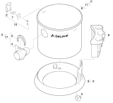 KÄRCHER Professional Ersatzteile Sauger De Laval VC 130 1.428-171.0 Geraet Unterteil