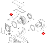 KÄRCHER Professional Ersatzteile Sauger NT 351 ECO-PROFIEU 1.933-161.0 Saugturbine