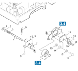 KÄRCHER Professional Ersatzteile Bodenreiniger GANSOW 10 K 40 DK 1.926-801.0 Hoehenverstellung
