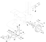KÄRCHER Professional Ersatzteile Bodenreiniger BD 450 BAT 1.032-130.0 Verstellung Buerste
