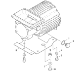 KÄRCHER Professional Ersatzteile Spruehextraktion MC 600 1.781-121.0 Halterung