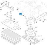 KÄRCHER Professional Ersatzteile Bodenreiniger BS 350          EU Ruettelelement 1.960-121.0