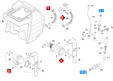 KÄRCHER Professional Ersatzteile Bodenreiniger BD 700 BAT PACKAGE 1.990-131.0 Leitungssystem