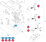 KÄRCHER Professional Ersatzteile Sauger VAC UP           EU 1.033-112.0 Buerstenkopf Oberteil