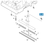 KÄRCHER Professional Ersatzteile Bodenreiniger GANSOW 10 K 40 DK 1.926-801.0 Saugeinrichtung