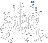 KÄRCHER Professional Ersatzteile Bodenreiniger GANSOW 10 K 40 DK 1.926-801.0 Einzelteile
