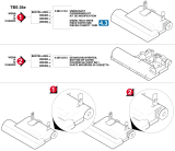 KÄRCHER Professional Ersatzteile Sauger TBS 35 E        EU 1.033-121.0 Buerstenkopf unten