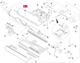 KÄRCHER Professional Ersatzteile Sauger TBS 35 E        EU 1.033-121.0 Buerstenkopf Unterteil