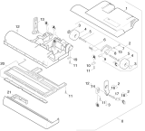 KÄRCHER Professional Ersatzteile Sauger TBS 35 E        EU 1.033-121.0 UBS Buerstenkopf TBS 35E